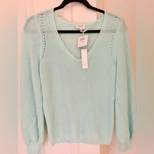 Gentle Fawn Mint Knit Sweater